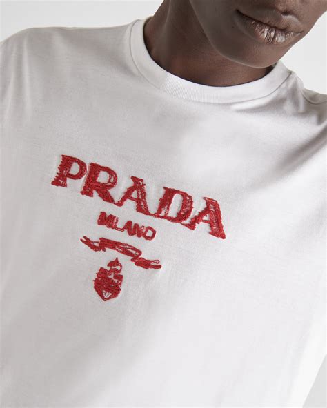 prada red tshirt|prada nylon shirtprada.